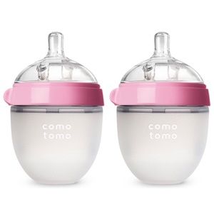 Comotomo 5 oz pink bottles
